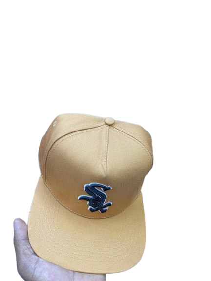 Chicago White Sox Sox Snapback Cap – Camel Brown & Black